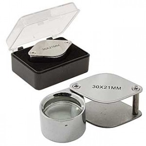 MG55367-2 (30X21MM), Лупа ювелирная MG55367-2, 30x21 мм