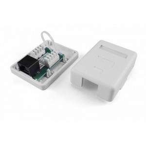 Розетка компьютерная 1-м ОП SB1-1-8P8C-C5e-WH RJ45 (8P8C) кат.5E Dual IDC 430230
