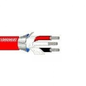 83395 002100, Многожильные кабели 22AWG 3C SHIELD 100ft SPOOL RED