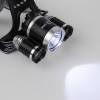 Фонарь аккумуляторный налобный GA-809 5Вт 3SMD CREE High Power Headlamp алюм. Б0056111