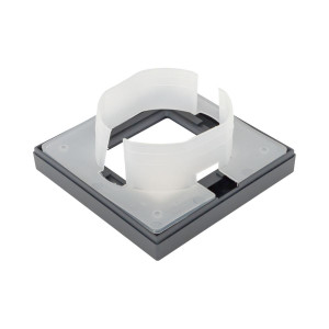 1 - местная рамка, IP44, графит, пластик Эпика EKF UP1-FPG-01-44