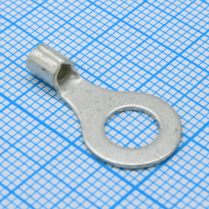 Наконечник кабельный ПМ 2.5-6, Наконечник кабельный кольцевой М6 под пайку или опрессовку проводов сечением до 2.5 мм2