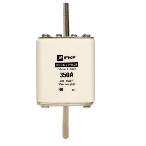 Плавкая вставка ППН-37 400/350А габарит 2 EKF
