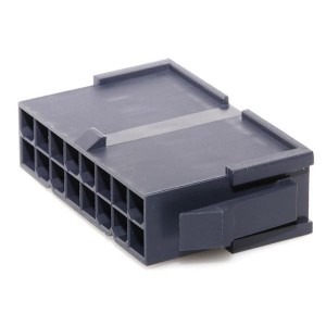 46993-1610, Проводные клеммы и зажимы MiniFitJr Plug DR Glow Wire 16Ckt