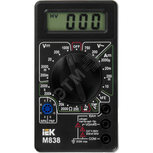 Мультиметр цифровой Universal M838 TMD-2S-838