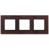 14-5103-25 Рамка на 3 поста, стекло, Elegance, бордо+антр (5/25/900) Б0034515