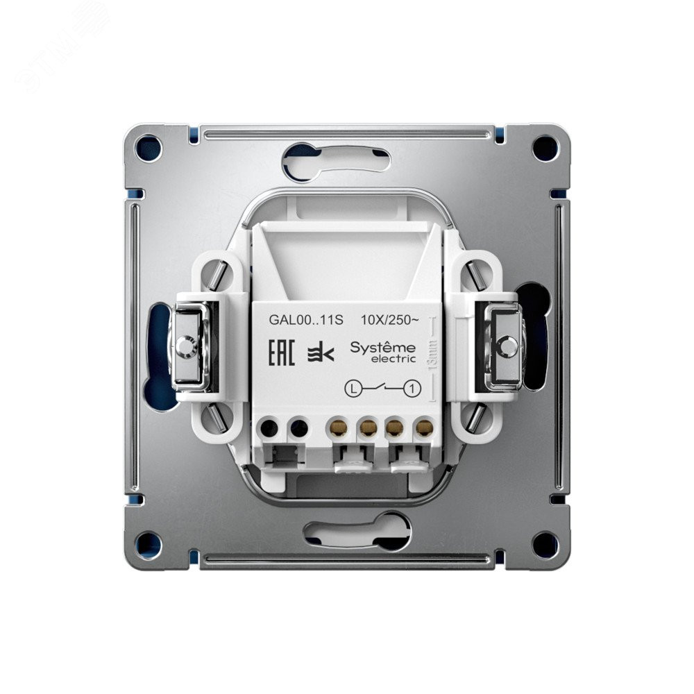 Изображение товара ARTGALLERY 1-клавишный выключатель 10А АКВАМАРИН GAL001111S