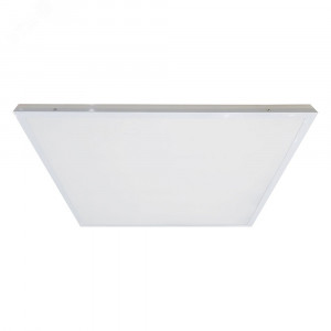 Светильник светодиодный ДВО-40w 595х595х28 4000К 3500Лм c блоком аварийного питания 1.5ч матовый с равномерной засветкой IP40 48294