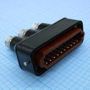 РШАГКП-20-3, Соединитель  низкочастотный, прямоугольный, внутреннего монтажа