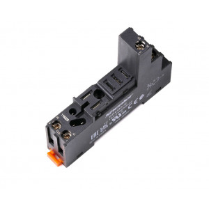 Колодка для реле SRU05-E, Колодка для реле, 1 группа переключающих контактов, винтовая фиксация провода, монтаж на DIN рейку, 300V, 10A, для реле серий: RFT, с возможностью установки (поставляется отдельно): пластик. фикс. SR20T, марк. шильд. SR2P, модуль AMD