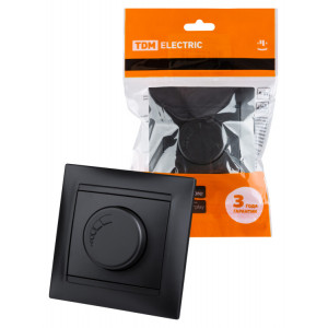 Светорегулятор RL 300 Вт графит "Лама" SQ1815-0609