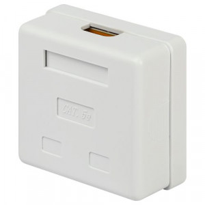 Розетка компьютерная 2-м RJ45 кат.5E неэкранир. Б0056902