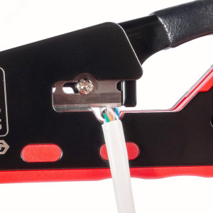JT-04, Клещи для обжима разъемов 8Р8С (RJ-45), 6Р6С (RJ-12), 6P4C (RJ-11), 6Р2С, встроенные модули