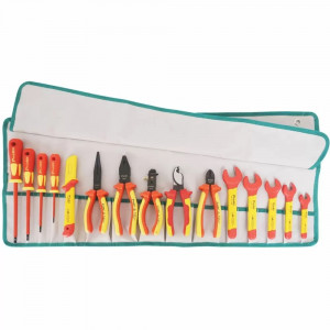 PK-2813M, Набор диэлектрических инструментов до 1000В, 15 предметов