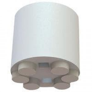 LEDS2M-320-01, Оборудование для монтажа светодиодов LED Spacer,T-1-3/4,Nat,.320 in Spc, LED Spacer,T-1-3/4,Nat,1K/Bag