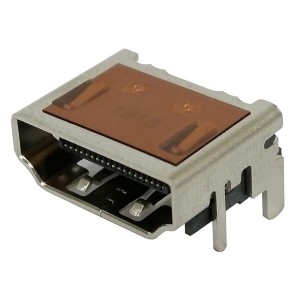 208658-1061, Соединители HDMI, Displayport и DVI  0.5mm HDMI Recep RA 19CKT