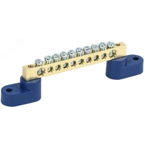 Шина нулевая ШНИ-6х9-10 У2-С на 2-х. угл. изол. YNN10-69-10C2-K07