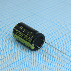 TS13DG1E332MSB0C0R, Конденсатор алюминиевый электролитический 3300мкФ 25В ±20% (16 X 25мм) радиальные выводы 7.5мм 0.1Ом 1400мА 2000час 105°С россыпь