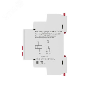 Реле времени RT-SBA (задержка времени включ.) 12-240В PROxima rt-sba-12-240
