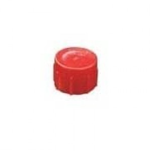 CD-6, Арматура для кабелепроводов и принадлежности THREADED PLASTIC CAP FOR FLARED JIC FITTINGS, RED, .53, 6 KNURLS, 9/16-18, 3/8