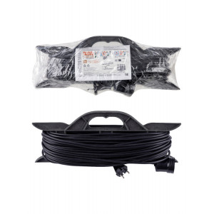 Удлинитель-шнур на рамке силовой народный ПВС 2200 Вт б/з, 50м, штепс. гнездо SQ1307-0310