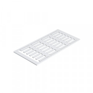 Маркировочные таблички WMS SI2K02W/15N, Маркировочные таблички, для кабельных контейнеров, 45 шильдиков, для плоттера wieplot, размер шильдика: 15 x 4 мм, цвет: белый, PC / ABS