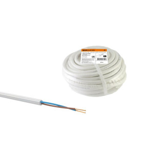 Провод ПВС 2х0,75 ГОСТ, белый SQ0118-1025