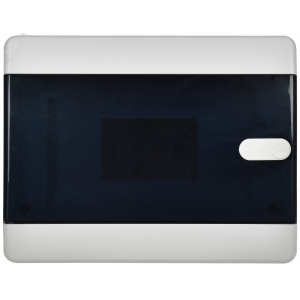 Корпус пластиковый ЩРВ-П-8 IP41 черн. прозр. дверь UNION Compact IEK UIC-KP12-V-08-41-K01