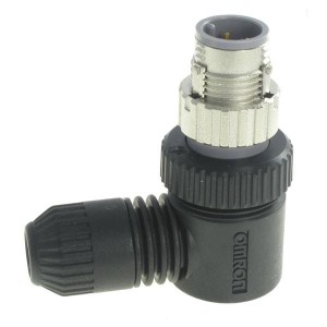 XS2G-D4S2, Цилиндрические метрические разъемы M12 4p MALE 90 DEGREE F.A.