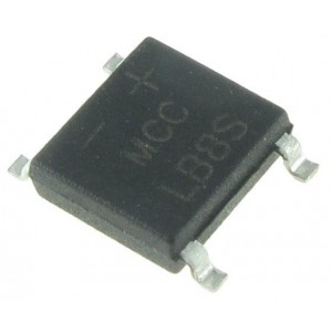 LMB110S-TP, Мостовые выпрямители 1A 100Vr 70Vrms 100V 30A Ifsm