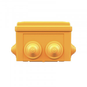 Коробка ответвительная FS 150х110х70мм 4р 450В 32А 10кв.мм нерж. контакт с каб. вводами и клеммн. IP55 пластик. FSK21410