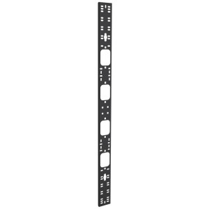 ITK Органайзер кабельный вертикальный 75х12мм 42U черный (кр.1шт) [CO05-07542-R]
