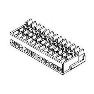 54596-0910, Проводные клеммы и зажимы W-T-B RECPT IDT 9P