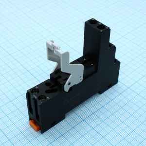 DSRT08A-F3-00A(H), Колодка для реле DRPT-2C, 2 группы контактов, винтовая фиксация, 300V, 10A, серия DSRT