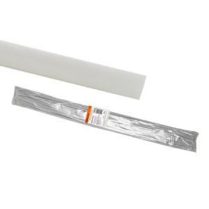 Термоусаживаемая трубка ТУТнг 14/7 белая по 1м (50 м/упак) SQ0518-0229