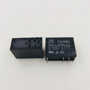 TRA2L-12VDC-S-Z, Реле 16А одна контактная группа на переключение катушка 12В 0.54Вт