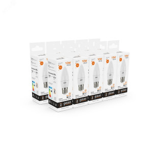 Лампа светодиодная Elementary 10Вт свеча 3000К тепл. бел. E27 750лм 30210