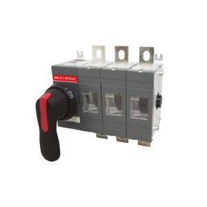 Рубильник ВНК-37-1 3П 315А с установленной фронтальной ручкой управления SQ0744-0004