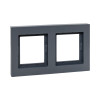 2 - местная рамка, IP44, графит, пластик Эпика EKF UP1-FPG-02-44