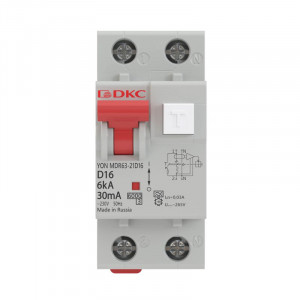 АВДТ YON MDR63 1P+N 32A C 30mA 6kA тип A MDR63-22C32-A