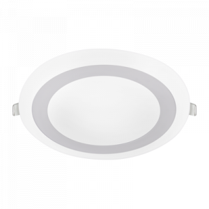 Панель светодиодная встраиваемая круглая RLP-BL 16Вт 230В 4000К 960Лм 195мм с подсветкой бела 4690612032979