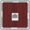 W59 РОЗЕТКА компьютерная RJ45 кат.5E, механизм, МОРЁНЫЙ ДУБ C3(2) RSI-152K5E-9-86