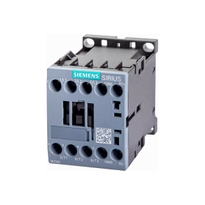 Контактор  3RT6015-1BB41, КОНТАКТОР, 3 КВТ 400 В AC-3 (7 A), S00, 1НО, УПР: 24В DС, ВИНТОВЫЕ КЛЕММЫ
