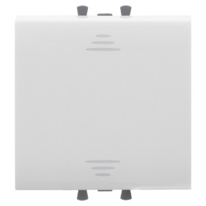 Инвертор одноклавишный модульный, "Avanti", "Белое облако", 2 модуля 4400122