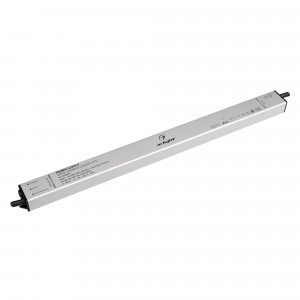 Блок питания ARPV-LG48240-LINEAR-PFC (48V, 5A, 240W) 034896, Источник напряжения с гальванической развязкой для светодиодных изделий. Входное напряжение 220-240 VAC. Выходные параметры: 48 В, 5 А, 240 Вт. Встроенный PFC >0.95. Тонкий металлический корпус IP67. Вход: 220-240VAC. Выход: 48VDC. Размер 400х30х21 mm.. С