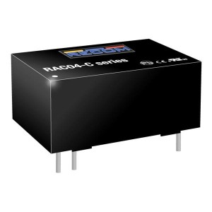 RAC04-12SC, Модули питания переменного/постоянного тока 4W 12V 333mA 80-264VIN