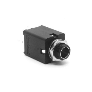 ACJS-MIV-3, Телефонные разъемы 1/4"jack PLSTC THD MTL NUT/INSERT