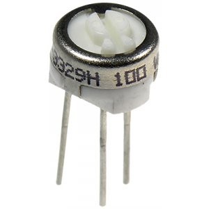 3329H-1-100LF, Потенциометр однооборотный керметный 10Ом 0.5Вт PC PIN