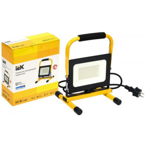 Прожектор светодиодный СДО 06-50П 6500К IP65 переносной черн. LPDO603-050-65-K02