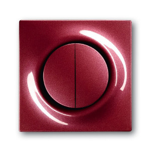 Клавиша для механизма 2-клавишных выключателей/переключателей/кнопок, серия impuls, цвет бордо/ежевика 1753-0-0105